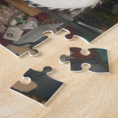 Karnevalsmasken, italienischer Straßenmarkt Puzzle (Seite)