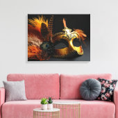 Karnevalsmasken Leinwanddruck (Insitu (Wohnzimmer))