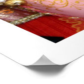 Karnevalsmasken Poster (Ecke)