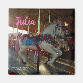 Karnevalsmesse Karussell Merry-Go-Roung Pferd Magnet