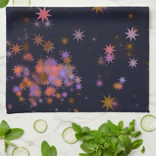 Karnevalsnacht Geschirrtuch (Gefaltet)