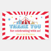 Karnevalsparty Rechteckiger Aufkleber (Vorderseite)