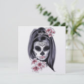 Karnevalstag der toten Blütenfrau (Stehend Vorderseite)