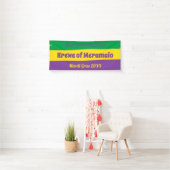 Karnevalstreifen mit kundenspezifischem Text Banner (Insitu)