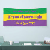 Karnevalstreifen mit kundenspezifischem Text Banner (Messe)