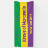 Karnevalstreifen mit kundenspezifischem Text Banner (Vertikal)