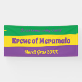Karnevalstreifen mit kundenspezifischem Text Banner