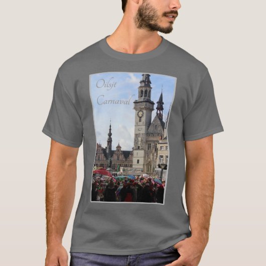 Karnevalswoche, Aalst, Belgien T-Shirt (Vorderseite)