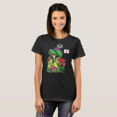 Karnevorische Pflanze Venus Flytrap Gartengarten T-Shirt (Vorne ganz)