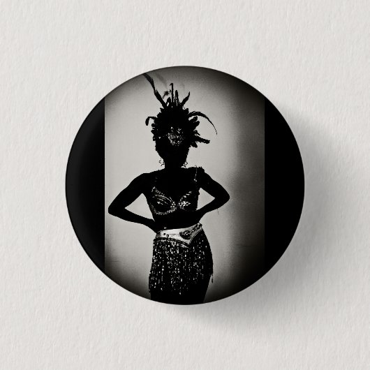 Karnival ist eine Schlampe Button (Vorderseite)