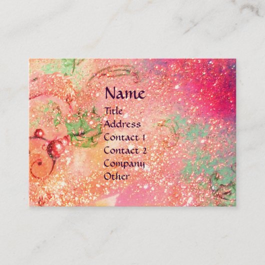 KARNIVAL / Theater, Tanz und Musik Visitenkarte (Vorderseite)