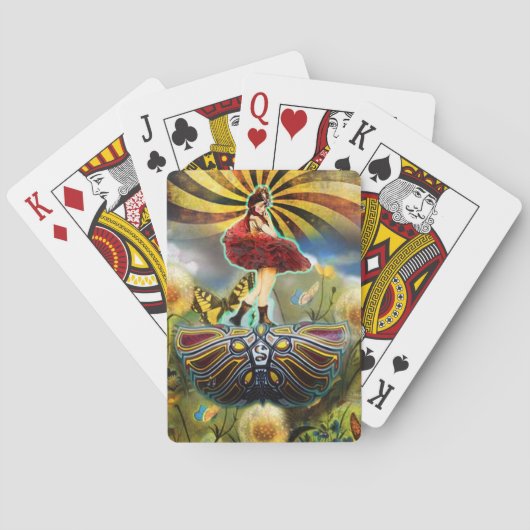 Karnivalfee Deck Fahrrad Spielkarten (Rückseite)