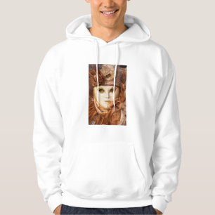 Karnivalkostüm in Orange, Venedig Hoodie