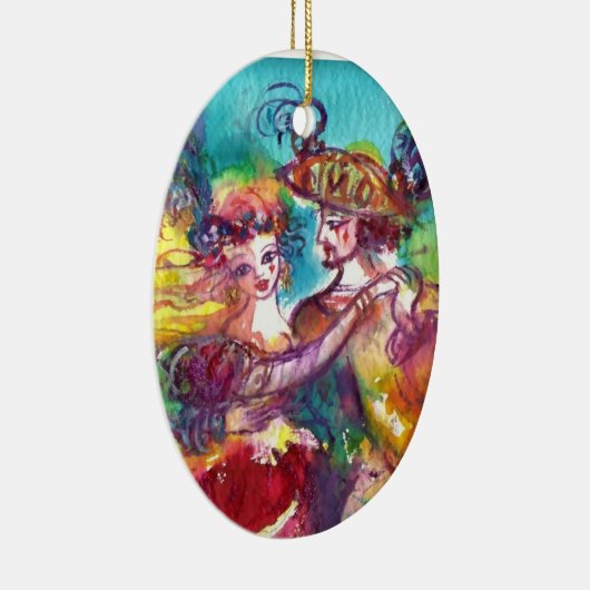 KARNIVEAU RED RUBY HERZ KERAMIK ORNAMENT (Rechts)