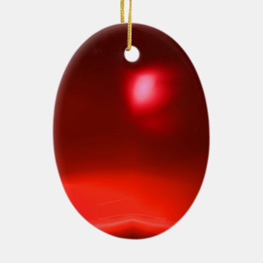 KARNIVEAU RED RUBY HERZ KERAMIK ORNAMENT (Hinten)