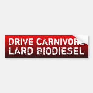 Karnivore, Schmalz-Biodiesel Autoaufkleber