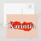 Kärnten Postkarte (Vorne/Hinten)