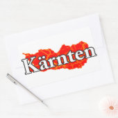 Kärnten Rechteckiger Aufkleber (Umschlag)