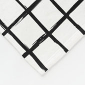 Karo 16 Foto modern, minimalistisch Fleecedecke (Ecke)
