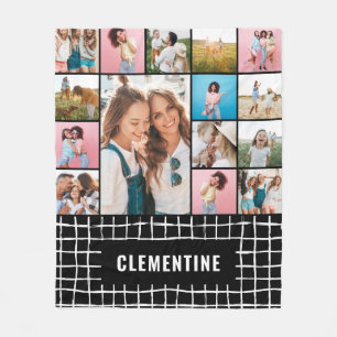 Karo 16 Foto moderne minimalistische Fleece blanke