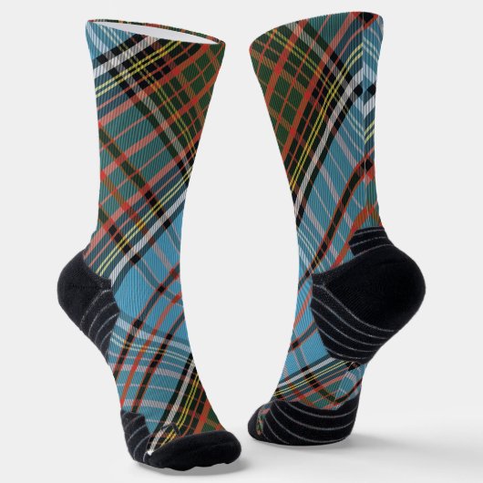 Karo Anderson Classic Rustic Tartan Socken (Gewinkelt)