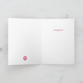 Karo auf Ihre Freunde - Sie haben das got Dankeskarte (Innenseite)