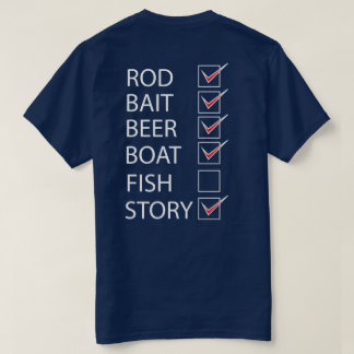 Karo aus der Liste auf der Rückseite Der sonnige T T-Shirt