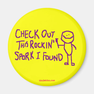 Karo aus diesem Rockin Spork fand ich Magnet