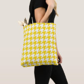 Karo aus Gelb und Weiß Tasche (Von Nahem)