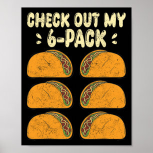 Karo aus meinem 6-er-Pack mit Tacos für lustige Ci Poster