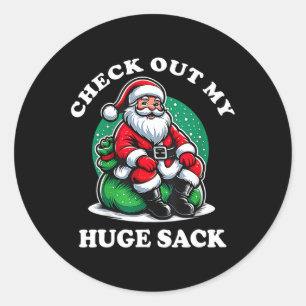 Karo aus meinem riesigen Sack Weihnachten 2024 2 Runder Aufkleber