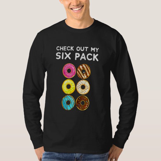 Karo aus meinem Sixpack - Donut Donuts - Fitness T-Shirt (Vorderseite)