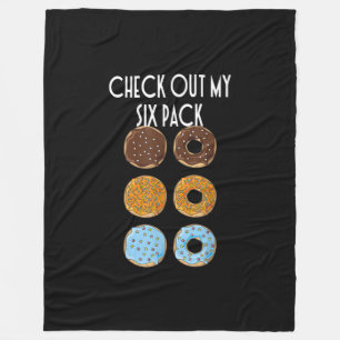 Karo aus meinem Sixpack Donut Gym Fleecedecke