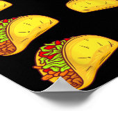 Karo aus meinem Sixpack Funny Taco Boxing Cinco De Poster (Ecke)