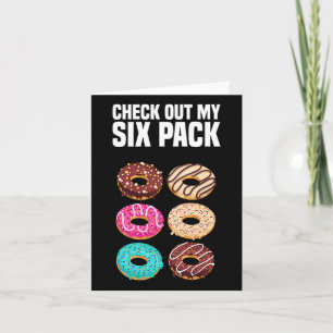 Karo aus meinem Sixpack Kraftspiel Funny Bodybuild Karte