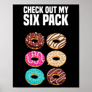 Karo aus meinem Sixpack Kraftspiel Funny Bodybuild Poster