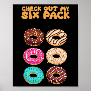 Karo aus meinem Sixpack Kraftspiel Funny Bodybuild Poster