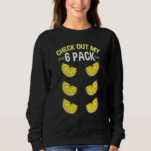 Karo aus meinem Sixpack Orange Frucht Sweatshirt (Vorderseite)