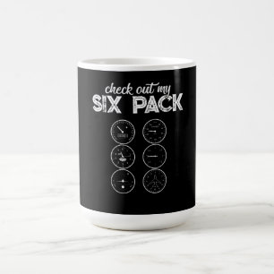 Karo aus meinem Sixpack Pilot Funny Gym Fan Kaffeetasse