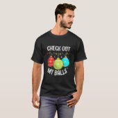 Karo aus meinen Ballen, schmutzige Witzdekoration T-Shirt (Vorne ganz)