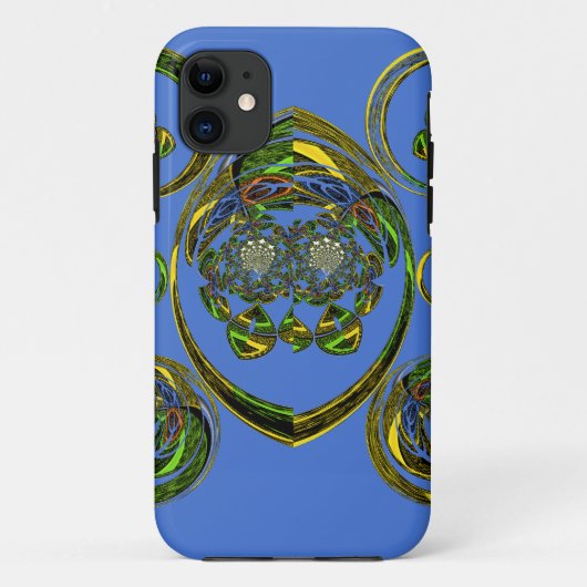 Karo aus meinen blauen Kurven Case-Mate iPhone Hülle (Rückseite)