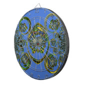 Karo aus meinen blauen Kurven Dartscheibe (Vorderseite rechts)