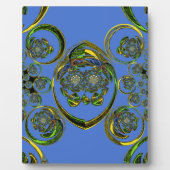 Karo aus meinen blauen Kurven Fotoplatte (Vorderseite)