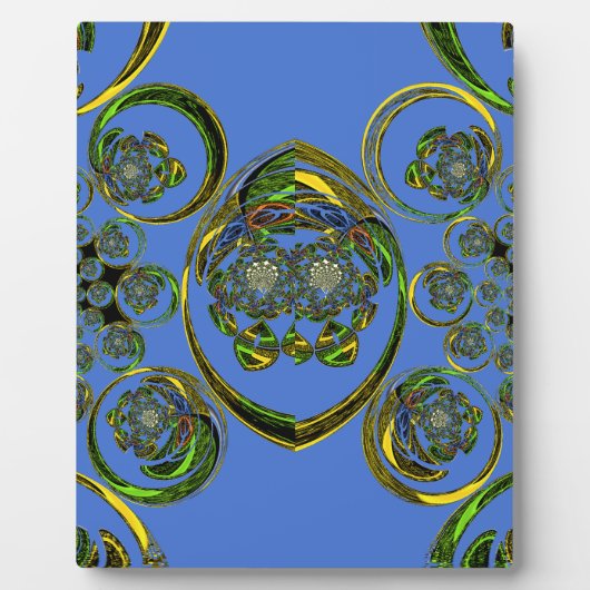 Karo aus meinen blauen Kurven Fotoplatte (Vorderseite)