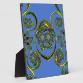 Karo aus meinen blauen Kurven Fotoplatte (Seite)