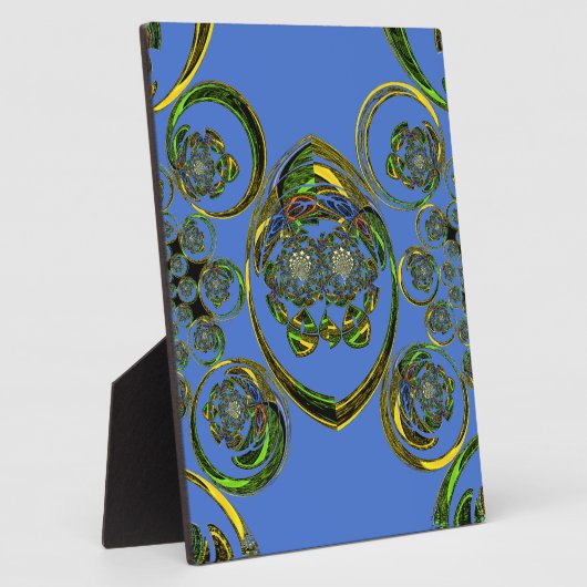 Karo aus meinen blauen Kurven Fotoplatte (Seite)