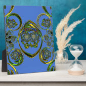 Karo aus meinen blauen Kurven Fotoplatte (Seite)