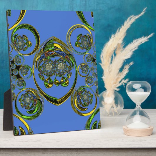 Karo aus meinen blauen Kurven Fotoplatte (Seite)