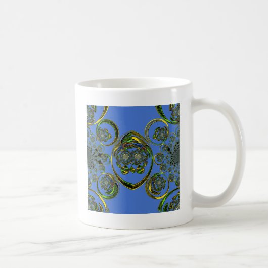 Karo aus meinen blauen Kurven Kaffeetasse (Rechts)