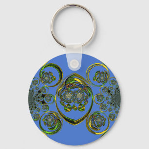 Karo aus meinen blauen Kurven Schlüsselanhänger